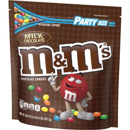 Picture of M&Ms Milk Chocolate Candies - Milk Chocolate - 2.37 lb - 1 / Bag