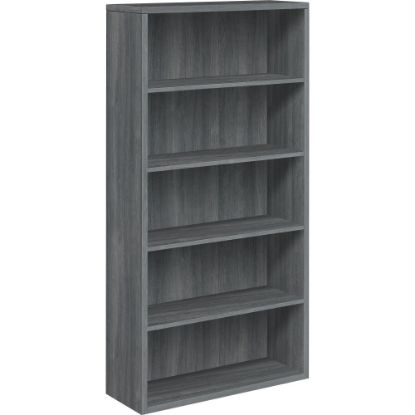 Picture of HON 10500 71inH 5-Shelf Bookcase, Sterling Ash