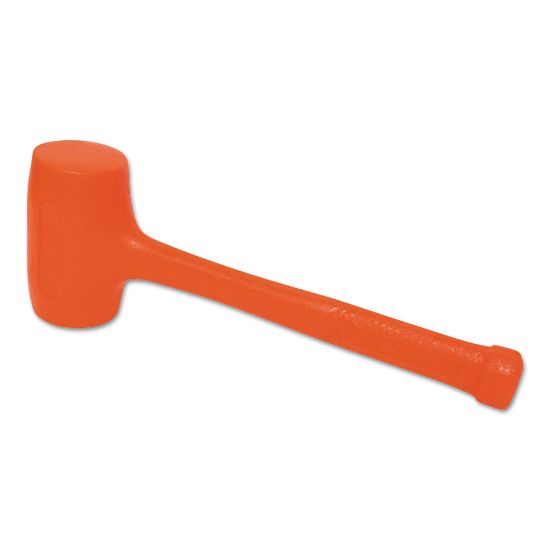 Picture of Compo-Cast Standard Head Soft Face Hammer, 52 oz Head, 2-1/2 in Diameter, Orange