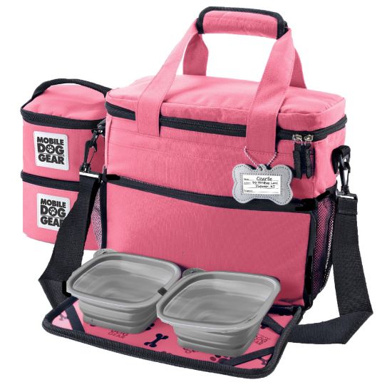 Picture of Mobile Dog Gear Week Away Bag For Medium/Large Dogs, Pink