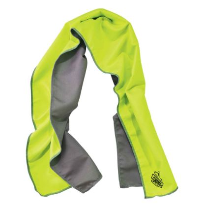 Picture of Ergodyne Chill-Its 6602MF Evaporative Microfiber Cooling Towel, Lime