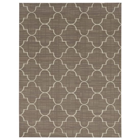 Picture of Foss Floors Area Rug, 6ftH x 8ftW, Roman, Taupe/White