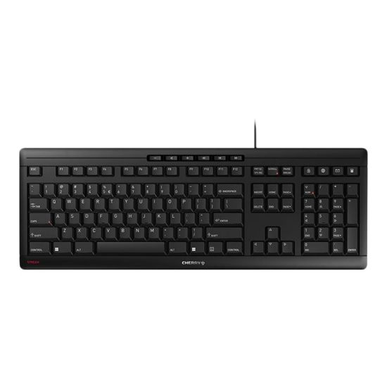 Picture of CHERRY STREAM KEYBOARD - Keyboard - USB - QWERTY - English - key switch: CHERRY SX - black