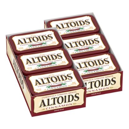 Picture of Altoids Curiously Strong Mints, Cinnamon, 1.76 Oz, Pack Of 12 Tins