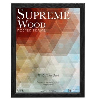 Picture of Timeless Frames Supreme Picture Frame, 18in x 24in, Black