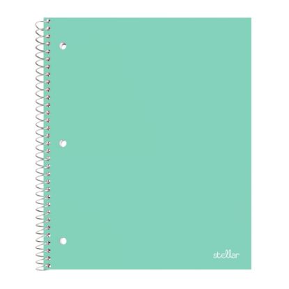 Picture of Office Depot Brand Stellar Poly Notebook, 8-1/2in x 11in,  1 Subject, College Ruled, 100 Sheets, Mint