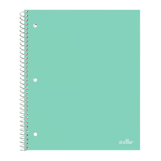 Picture of Office Depot Brand Stellar Poly Notebook, 8-1/2in x 11in,  1 Subject, College Ruled, 100 Sheets, Mint