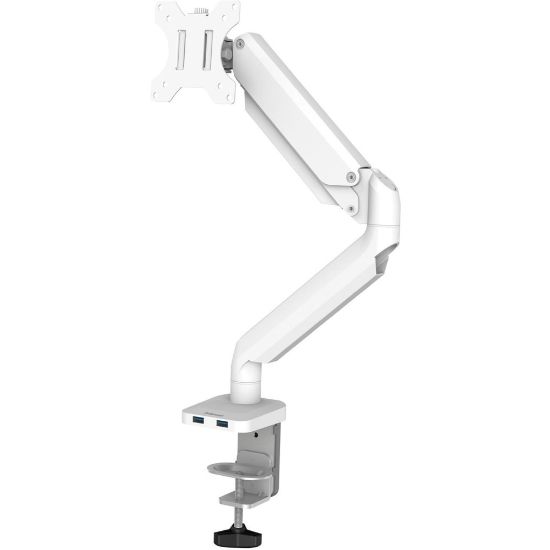 Picture of Fellowes Platinum Series Gas Spring Single Monitor Arm, White