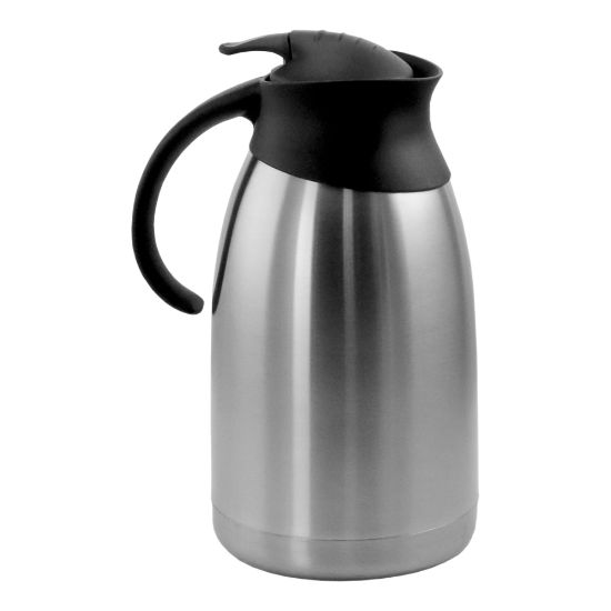 Picture of MegaChef 2-Liter Elongated Spout Thermal Beverage Carafe, Silver