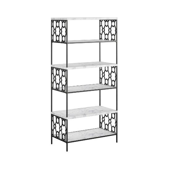 Picture of Ameriwood Home Ella 63inH 5-Shelf Bookcase, White