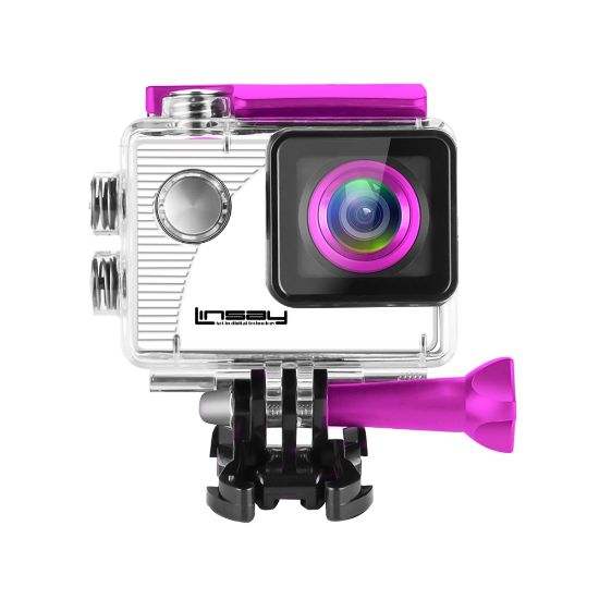 Picture of Linsay Kids Funny 5.0-Megapixel Action Camera, Pink, X5000AP