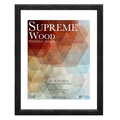 Picture of Timeless Frames Supreme Picture Frame, 14in x 18in, Black