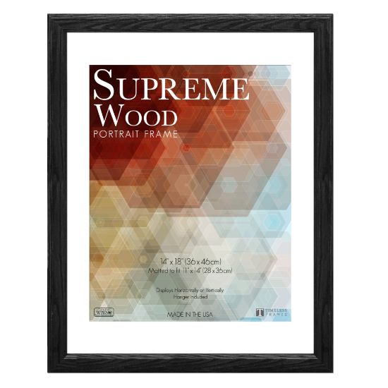 Picture of Timeless Frames Supreme Picture Frame, 14in x 18in, Black