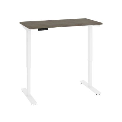 Picture of Bestar Viva Electric 48inW Standing Desk, Walnut Gray