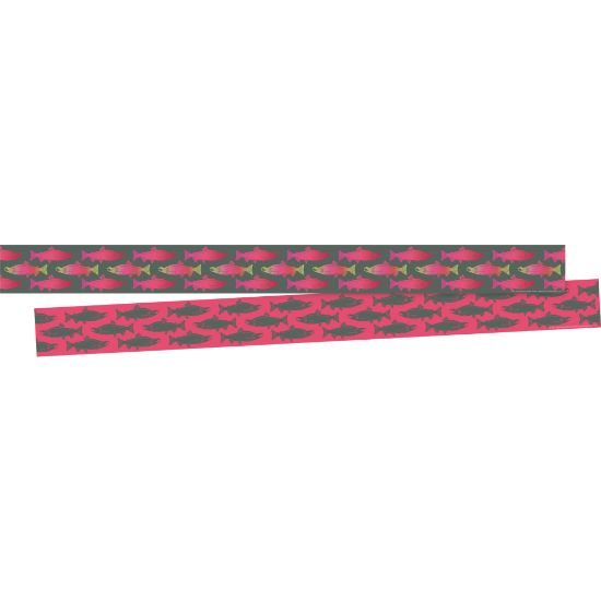 Picture of Barker Creek Double-Sided Border, 3in x 35in, Sea & Sky Salmon, Pack Of 24 Strips