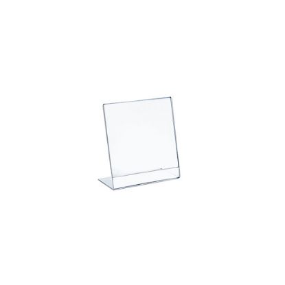 Picture of Azar Displays Acrylic L-Shaped Sign Holders, 7in x 5in, Clear, Pack Of 10