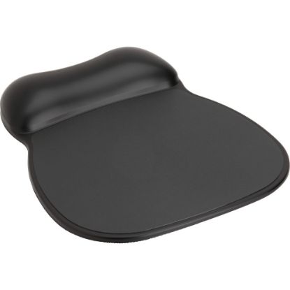 Picture of Compucessory Soft Skin Gel Wrist Rest & Mouse Pad - 9in x 11in x 0.75in Dimension - Black - Gel, Rubber - Stain Resistant - 1 Pack