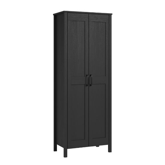 Picture of Sauder Select 28inW 2-Door Storage Cabinet, Raven Oak