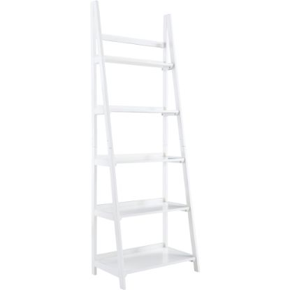 Picture of Linon Liberty 72inH 5-Shelf Bookcase, White