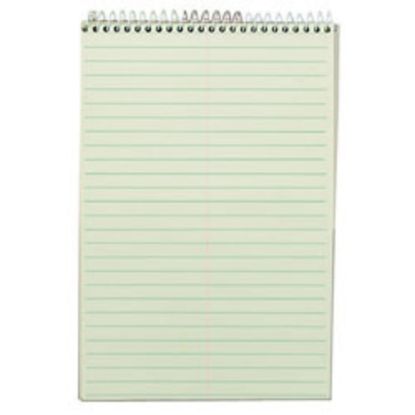 Picture of TOPS Steno Book, 6in x 9in, Gregg Ruled, 80 Sheets, Green