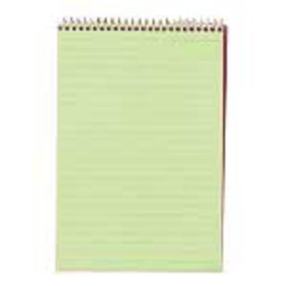 Picture of TOPS Steno Book, 6in x 9in, Pitman Ruled, 80 Sheets, Green