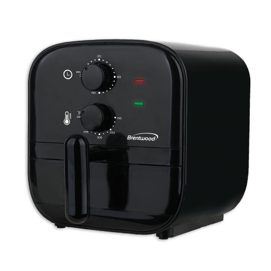 Picture of Brentwood 1 Qt Small Electric Air Fryer With 60-Minute Timer And Temp Control, Black