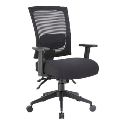 Picture of Boss Office Products Mesh-Back 3-Paddle Task Chair, Black