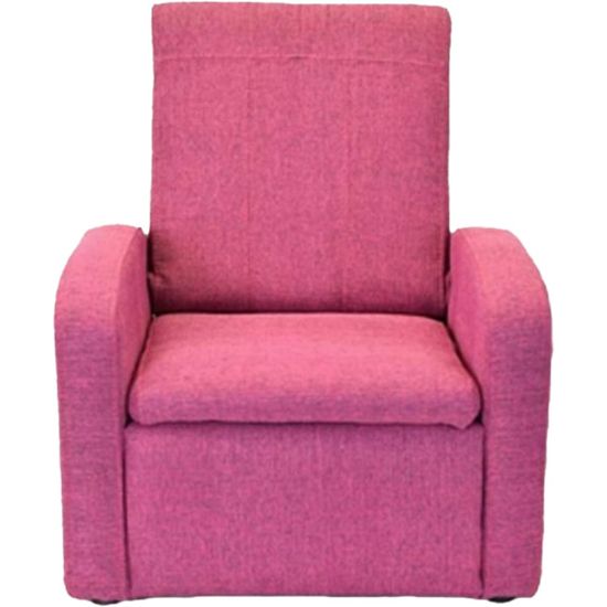 Picture of Uncaged Ergonomics STASH Mini Foldable Fabric Mid-Back Kids Sofa Task Chair, Pink