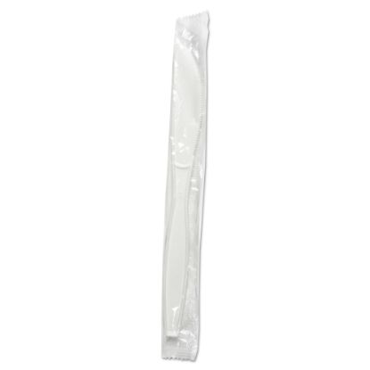 Picture of Boardwalk Heavyweight Wrapped Polypropylene Knives, White, Pack Of 1,000 Knives