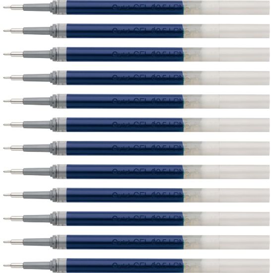 Picture of EnerGel Liquid Gel Pen Refill - 0.50 mm, Fine Point - Blue Ink - Smudge Proof, Smear Proof, Quick-drying Ink, Glob-free, Smooth Writing - 12 / Box