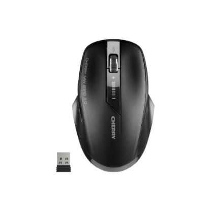 Picture of CHERRY MW 2310 2.0 - Mouse - right and left-handed - optical - 6 buttons - wireless - RF, 2.4 GHz - USB wireless receiver - black