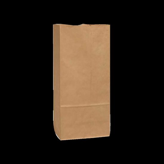 Picture of Duro Bag General Paper Bags, 25#, 18in" x 8.25in x 5.25in, 40 Lb Base Weight, 40% Recycled, Brown Kraft, Bundle Of 500