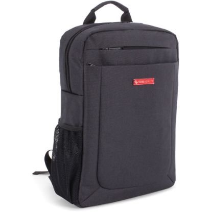 Picture of Swiss Mobility Cadence Business Backpack With 15.6in Laptop Pocket, Charcoal Gray