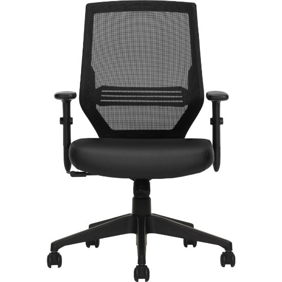 Picture of Offices To Go Mesh Mid-Back Office Chair, Black