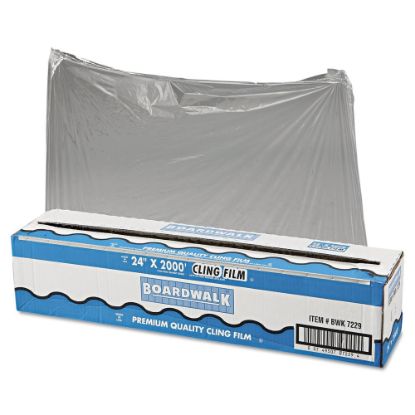 Picture of Boardwalk PVC Food Wrap Film Roll, 24in x 2,000ft, Clear