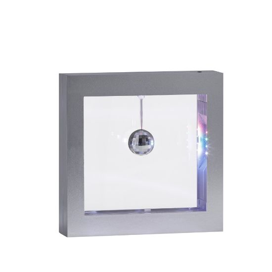 Picture of Adesso Simplee Disco Ball Light Box, 9inH, Silver