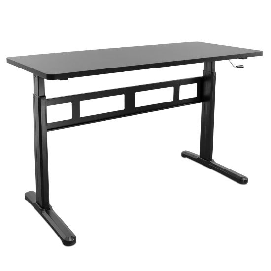 Picture of Mount-It! Mi-7981 56inW Hand Crank Sit-Stand Desk, Black