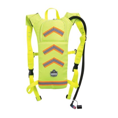 Picture of Ergodyne Chill-Its 5155 Low-Profile Hydration Pack, 70 Oz, Hi-Vis Lime