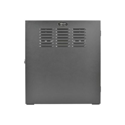 Picture of Tripp Lite 2U Wall Mount Low Profile Secure Rack Enclosure Cabinet Vertical - For LAN Switch, Patch Panel - 5U Rack Height x 19in Rack Width x 20in Rack Depth - Wall Mountable - Black - Steel - 150 lb Maximum Weight Capacity