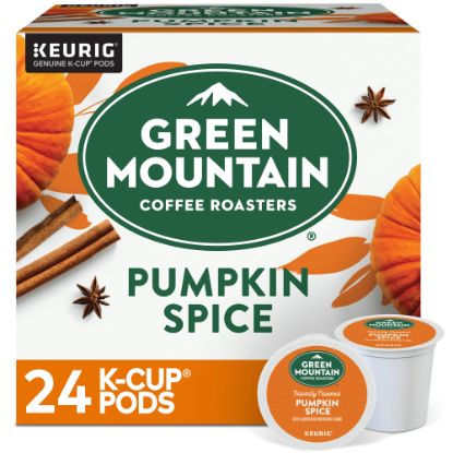 Picture of Green Mountain Coffee Single-Serve Coffee K-Cup Pods, Pumpkin Spice, Carton Of 24