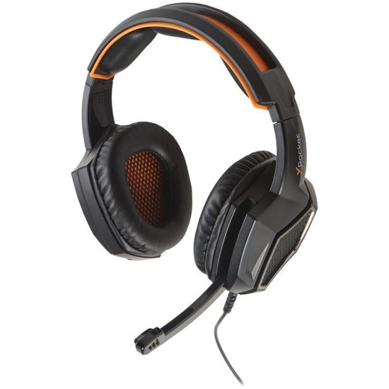 Picture of X Rocker XH3 Multi-Platform Gaming Headset, Black/Orange