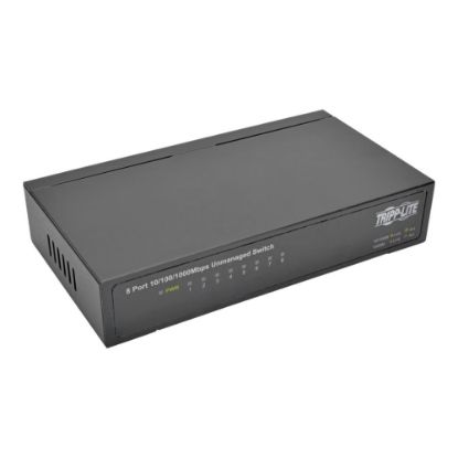 Picture of Tripp Lite 8-Port Gigabit Ethernet Switch Desktop Metal Unmanaged Switch - Switch - unmanaged - 8 x 10/100/1000 - desktop - AC 100 - 240 V