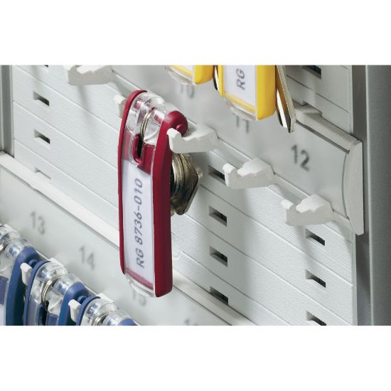 Picture of DURABLE Open 24-Key Rack - 8-2/5in W x 14-3/10in H x 1-3/10in D - Gray - Plastic