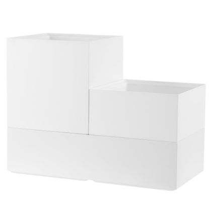 Picture of Bostitch Office Konnect 3-Piece Stackable Storage Cup Set, White