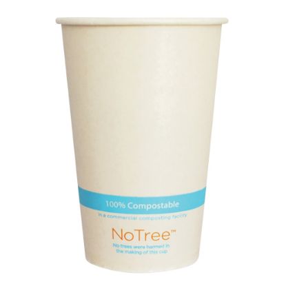 Picture of World Centric NoTree Paper Cold Cups, 16 Oz, Natural, Pack Of 1,000 Cups