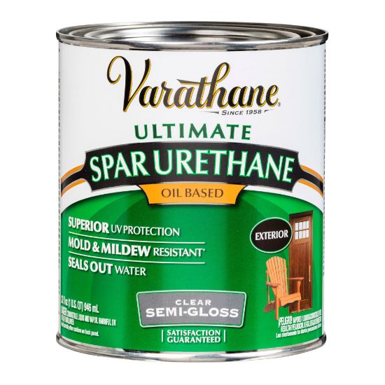 Picture of Varathane Ultimate Oil-Based Spar Urethane, 1 Qt, Semi-Gloss, Pack Of 2 Cans