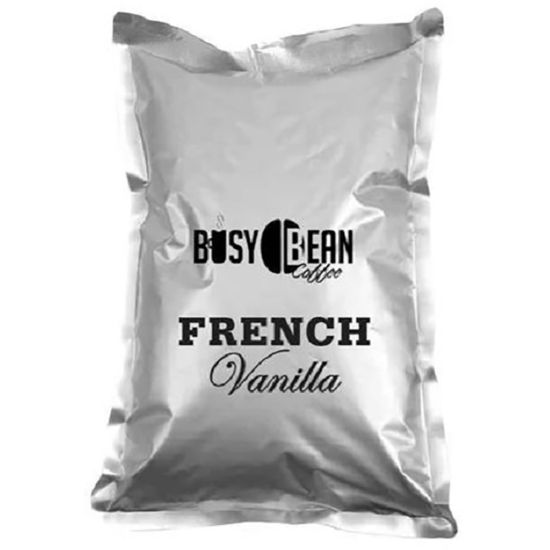 Picture of Hoffman Busy Bean Coffee French Vanilla Cappuccino Mix, 2 Lb, Pack Of 6 Bags