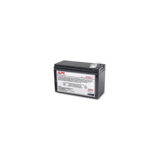 Picture of APC Replacement Battery Cartridge #110 - UPS battery - 1 x battery - lead acid - black - for P/N: BE650G2-CP, BE650G2-FR, BE650G2-GR, BE650G2-IT, BE650G2-SP, BE650G2-UK, BR650MI