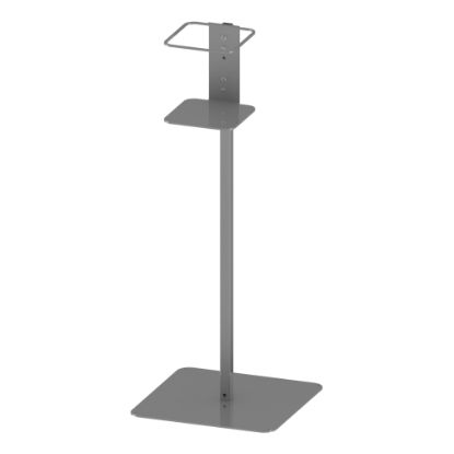 Picture of Built Sanitizer Floor Stand, 37in x 14in x 14in, Silver