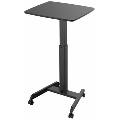 Picture of Kantek Mobile Height Adjustable Sit to Stand Desk, Black